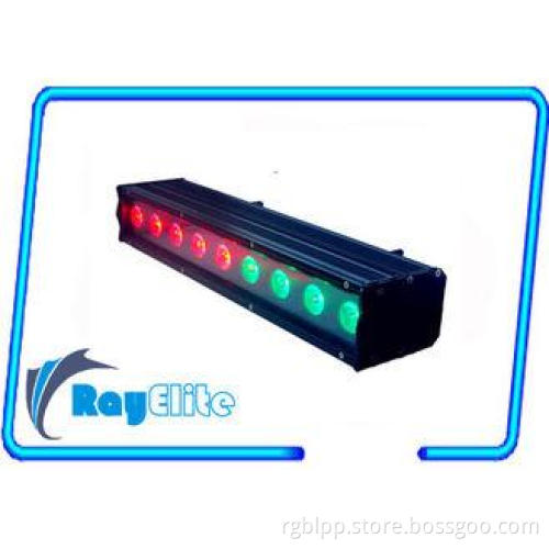 Wall washing LED pixel bar , 9 x 3W triple colour LED batte